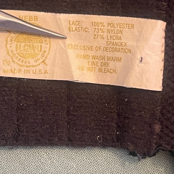 Victoria’s Secret Gold Label Black Lace Corset 36B Vintage Bustier Made in USA - Picture 10 of 15